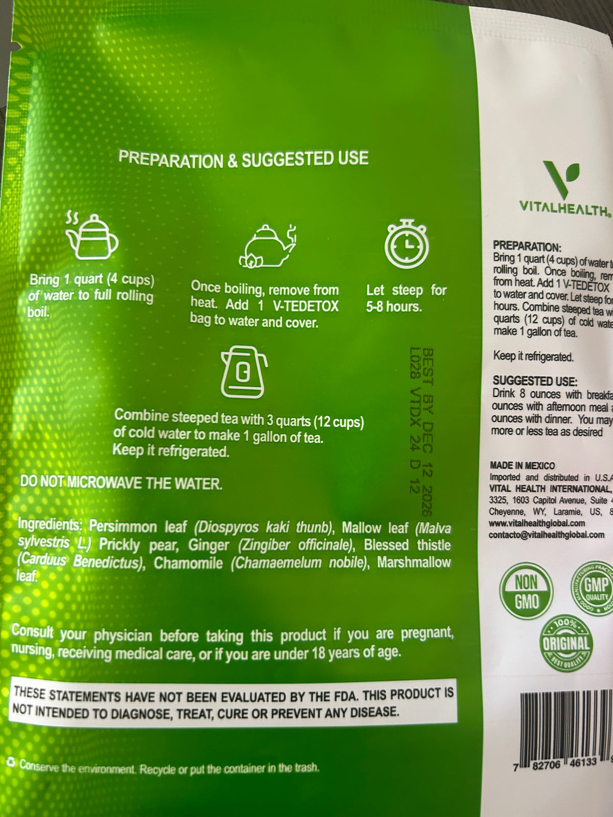 TE Herbal Tea Blend | Natural Botanical Infusion
