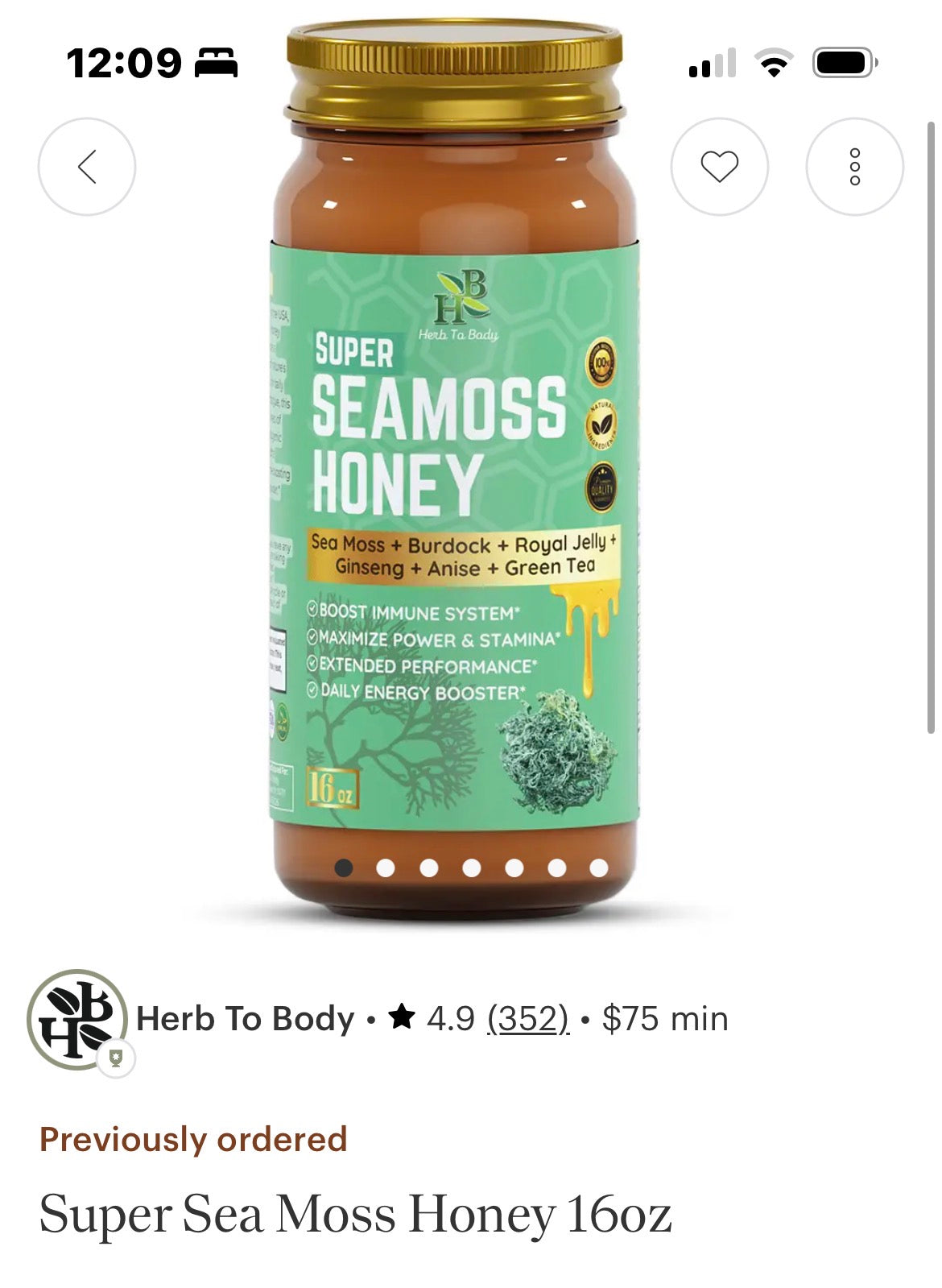 Herbal Infused Honey Superfood Blend