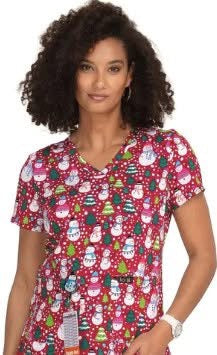 Image 1: "Nurse wearing MedStyle t-shirt for Nurse Week"
Image 2: "Comfortable nurse t-shirt for healthcare professionals"
