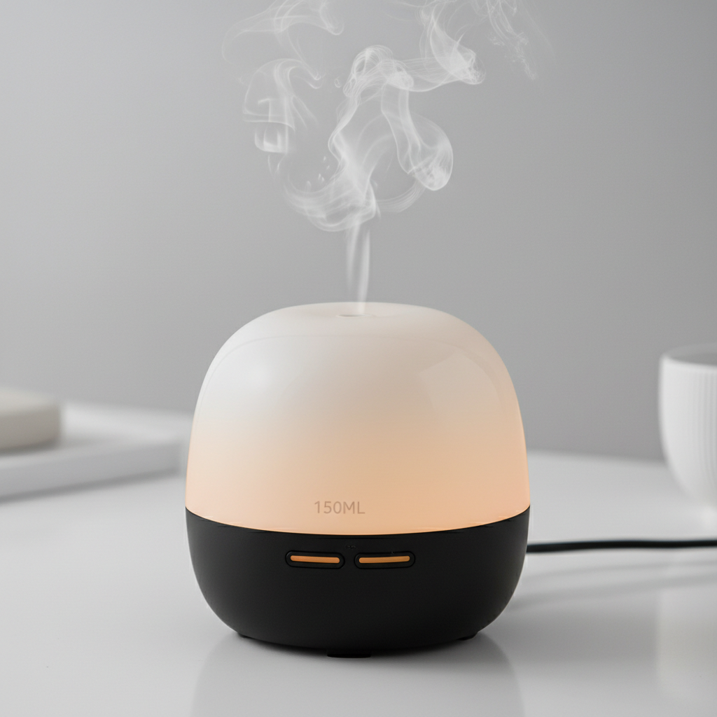 Black and White Essential Oils Diffuser