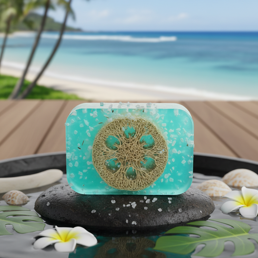 Hawaiian Exfoliating Loofah Soap