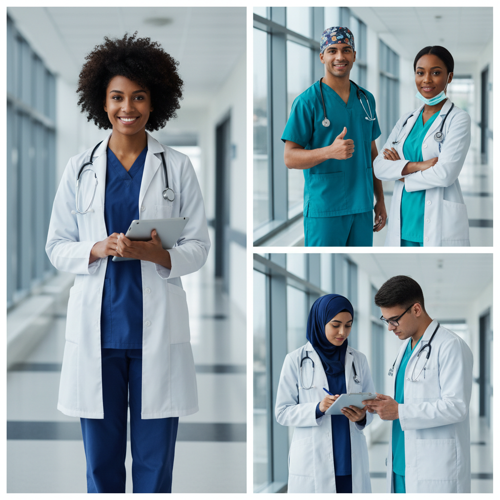 MedStyle Scrubs Collage Image